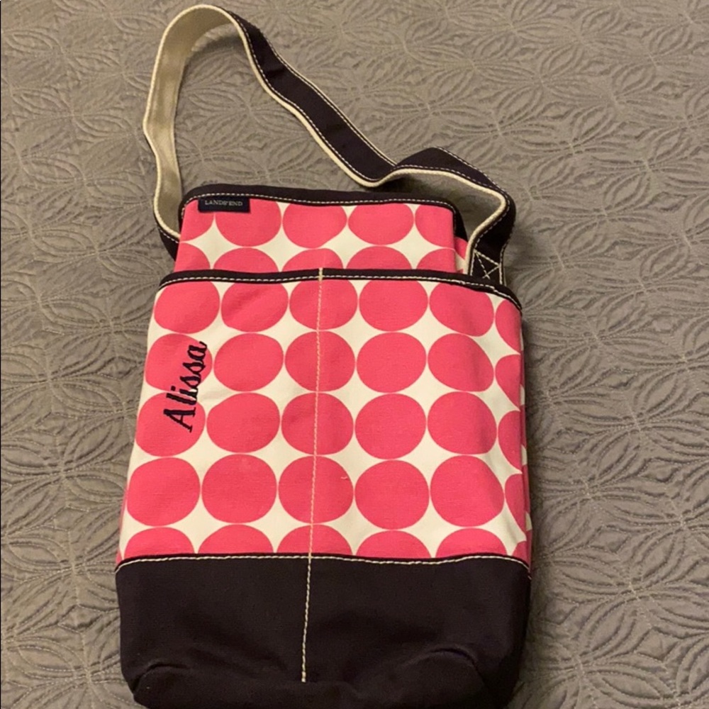 Lands End insulated wine cooler for two bottles